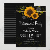 Uittredingspartij voor soonsbloemen in het deelsta kaart (Voorkant / Achterkant)