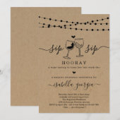 Uittredingspartij voor wijnbereiding kaart (Voorkant / Achterkant)