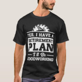 Uittredingsplan voor houtbewerking t-shirt (Voorkant)