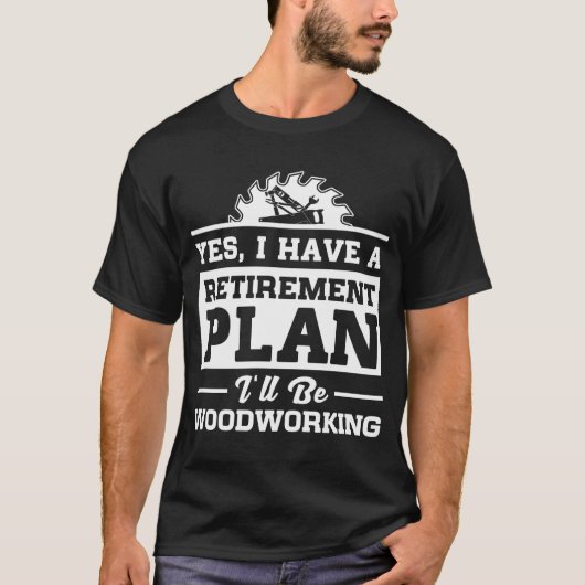 Uittredingsplan voor houtbewerking t-shirt (Voorkant)