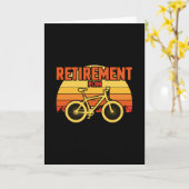 Uittredingsprogramma fietsen Funny Kaart (Gele Bloem)