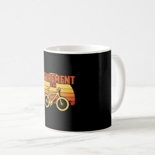 Uittredingsprogramma fietsen Funny Koffiemok (Voorkant rechts)