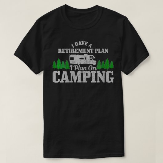 Uittredingsprogramma voor vrouwen RV Camping Retir T-shirt (Design voorkant)