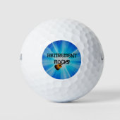 Uittredingsraketten—aangepast gitaarontwerp golfballen (Voorkant)