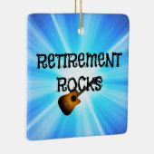 Uittredingsraketten—aangepast gitaarontwerp keramisch ornament (Rechts)