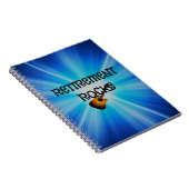 Uittredingsraketten—aangepast gitaarontwerp notitieboek (Rechterzijde)