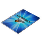 Uittredingsraketten—aangepast gitaarontwerp notitieboek (Linkerzijde)