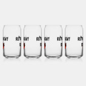 Uittredingsraketten Blikvorm Glas (Links)