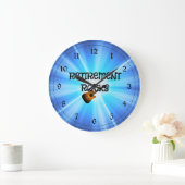 Uittredingsraketten met een gitaar grote klok (Huis)