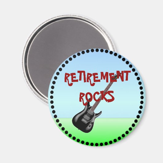 Uittredingsraketten met zwart Lijst Magneet (Voorkant / Achterkant)