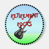 Uittredingsraketten met zwart Lijst Magneet (Voorkant)