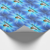 Uittredingsraketten, populair ontwerp, cadeaupapier (Hoek)