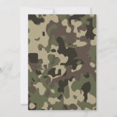 Uittredingsuitnodiging voor herten kaart (Achterkant)