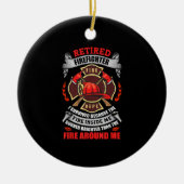 Uittredingsvergoedingen voor brandweermannen 2021 keramisch ornament (Voorkant)