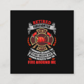 Uittredingsvergoedingen voor brandweermannen 2021 vierkante visitekaartje (Voorkant)