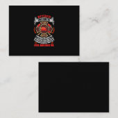 Uittredingsvergoedingen voor brandweermannen 2021 visitekaartje (Voorkant / Achterkant)