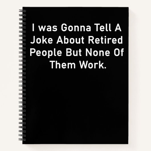 Uittredingsvergoedingen voor vrouwen Funny Notitie Notitieboek (Voorkant)