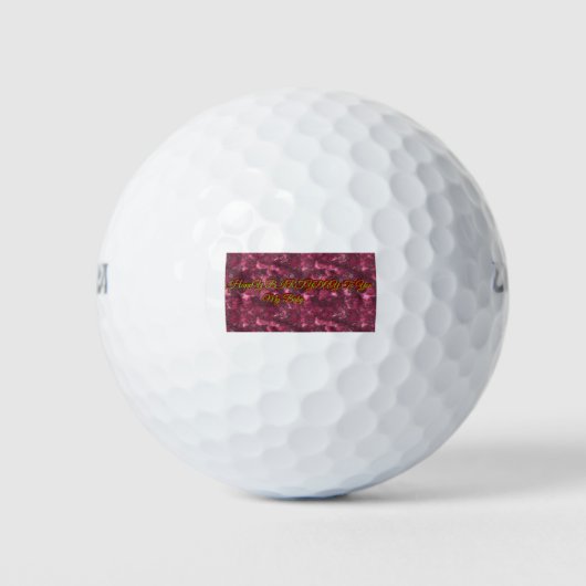 Uittredingsvergoedingen voor vrouwen, Funny Retire Golfballen (Voorkant)