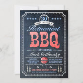 Uittredingsverzoeken BBQ | Chalkboard Kaart (Voorkant)