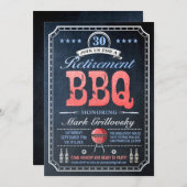 Uittredingsverzoeken BBQ | Chalkboard Kaart (Voorkant / Achterkant)