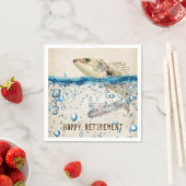 uittredingsvis die uit het water springt servet (Insitu)