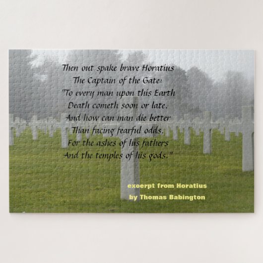 Uittreksel uit Horatius Legpuzzel (Horizontaal)