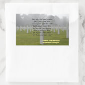 Uittreksel uit Horatius Rechthoekige Sticker (Tas)