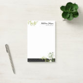 Uitvaart Classic Elegante Sneeuwklokjes Laurel Dam Post-it® Notes (Kantoor)