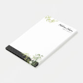 Uitvaart Classic Elegante Sneeuwklokjes Laurel Dam Post-it® Notes (Schuin)