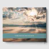 Uitvaart Gastenboek met Mountain Top Foto (Achterkant)