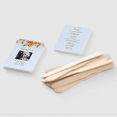 Uitvaart Herdenkingsdienstprogramma Blauwe Lucht B Handwaaier (Niet-gemonteerd)