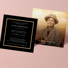 Uitvaart in het Spaans | Espanol Memorial foto zwa Kaart