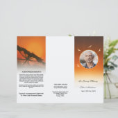 Uitvaart sjabloon (Staand voorkant)