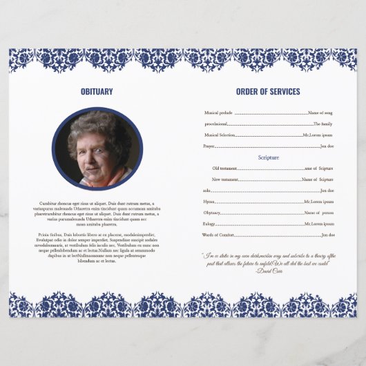 Uitvaart sjabloon (Achterkant)