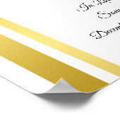 Uitvaartdienst-herdenkingsdienst Poster Print (Hoek)