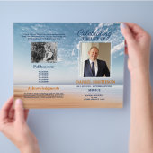 Uitvaartdienstprogramma Fijding van het Leven Stra Flyer (Hand)