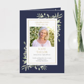 Uitvaartgroen Herdenkingsdienst Vouwprogramma Programma (Voorkant)