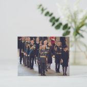 Uitvaartkoninklijke begrafenis van koning Charles  Briefkaart (Staand voorkant)
