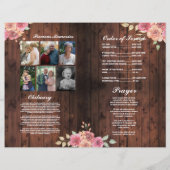 Uitvaartorde van dienst Viering van het leven Perz Flyer (Achterkant)