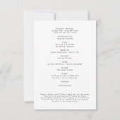 Uitvaartprogramma Bloem Foto Funeral Program Kaart (Achterkant)