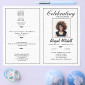 Uitvaartprogramma | De Reis Vieren | FP0001 Flyer (Enkel)