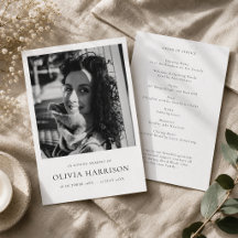 Uitvaartprogramma | Herdenkingsdienst Fotokaart