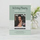 Uitvaartprogramma kaart (Staand voorkant)