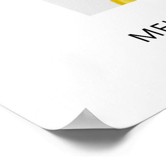 Uitvaartviering Van Levensfoto Poster (Hoek)