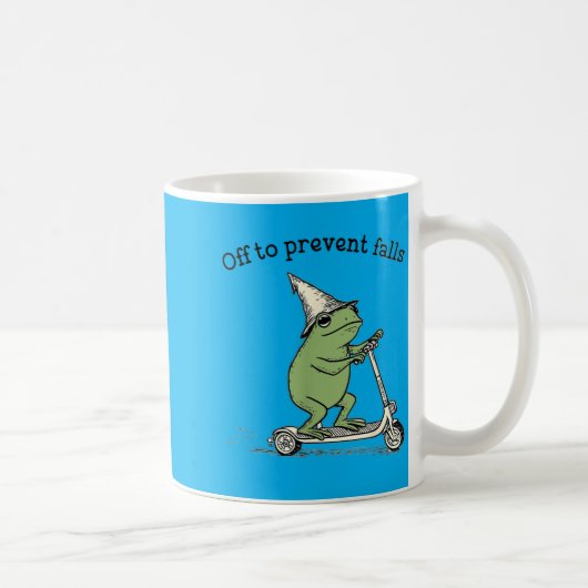 Uitval om valpartijen te voorkomen Funny Frog Toad Koffiemok (Rechts)