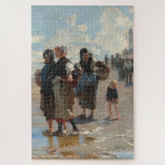 Uitvaren om te vissen door John Singer Sargent Legpuzzel (Verticaal)