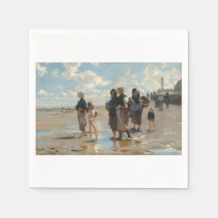 Uitvaren om te vissen door John Singer Sargent Servet