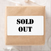 Uitverkocht Etiket (Insitu)