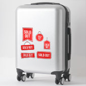 Uitverkocht Sticker (Koffer)