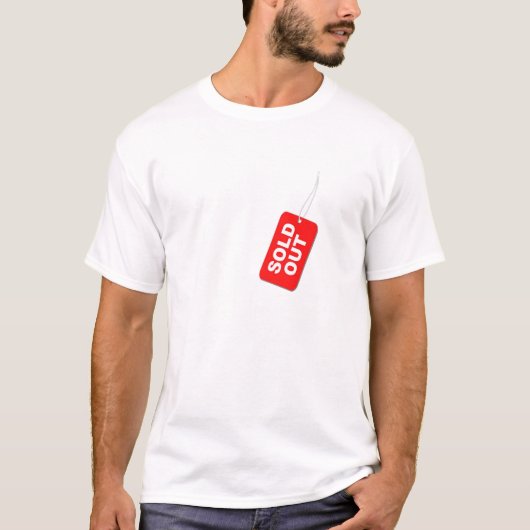 Uitverkocht T-shirt (Voorkant)